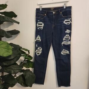 Juicy Couture Black Label Size 30 Skinny Distressed Jeans